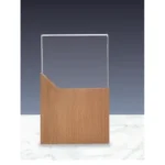 Crystal with Wood Award CR-54