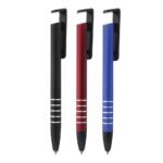 Metal Pen with Stylus & Phone Holder