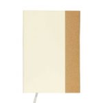 A5 Size Hard Cover Milk Paper and Cork Split Notebook RNP-15