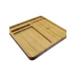 Bamboo Wireless Desk Charging Pad & Organizer JU-WDS-B