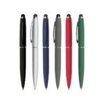 Rubberized Metal Pens with Stylus