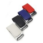 Stylish Leather & Metal USB Flash Drive