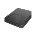 Leather Portfolio with Zipper and Calculator MB-03