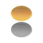 Flat Oval Metal Badges