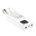 POWERBANK WITH BUILT-IN CABLES & LEATHER STRAP