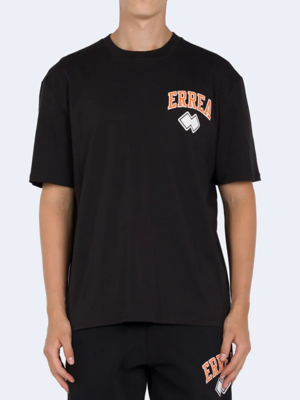 College-style crew neck T-shirt