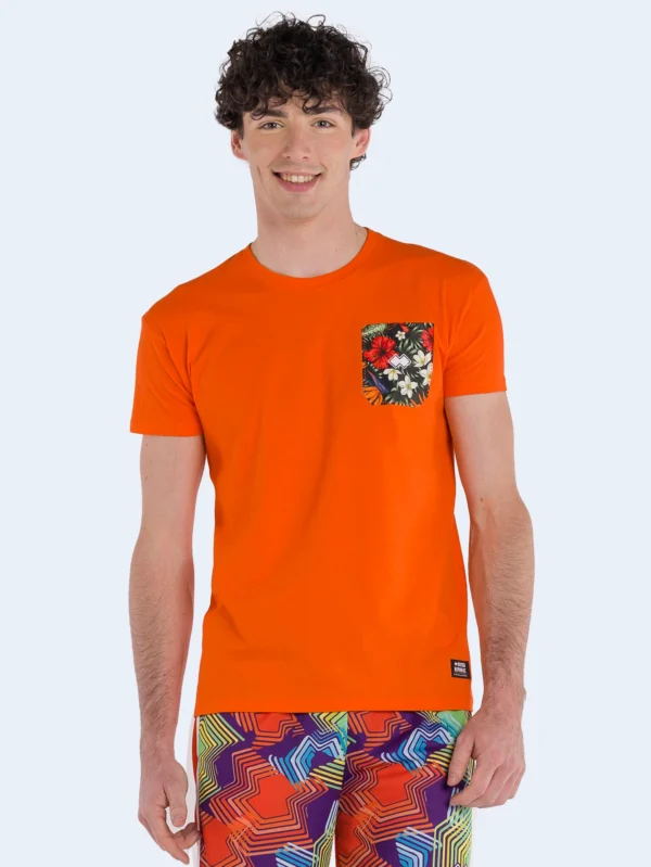 Unisex SS23 Hawaii pattern pocket t-shirt