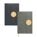 A5 Size RPET fabric hard cover notebook MBRPET