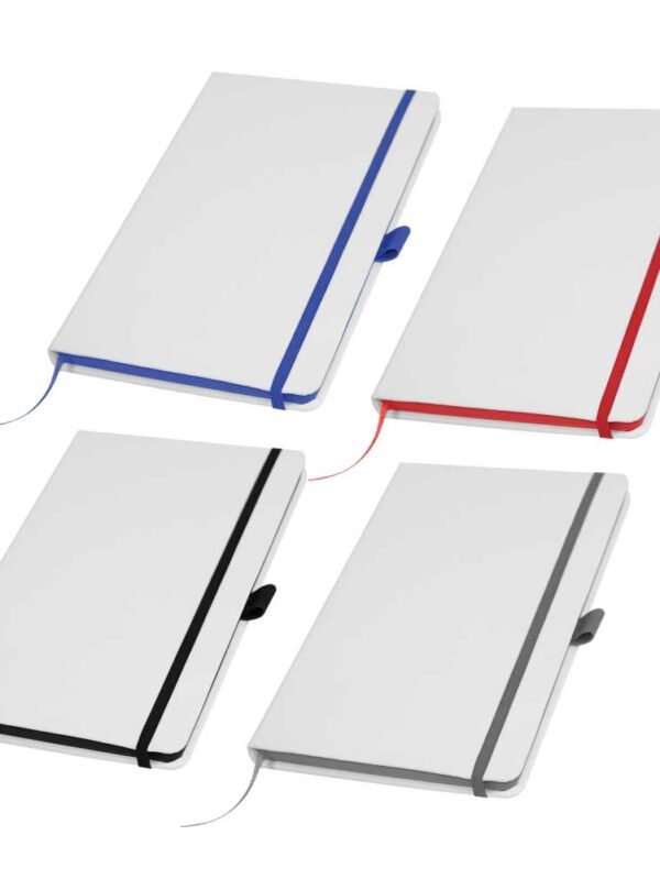 White PU Leather Cover Notebooks