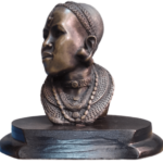 Maasai Woman Bust Medium
