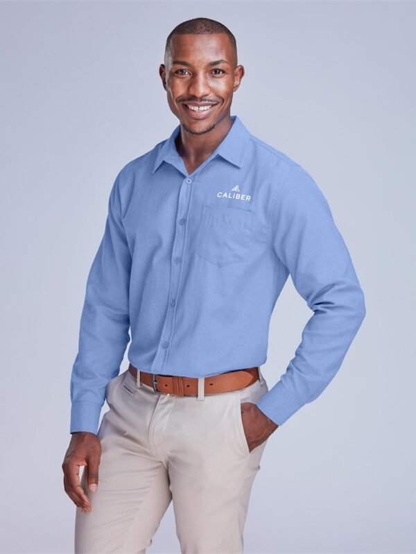 Mens Long Sleeve Oxford Shirt