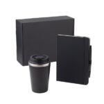 KOKSI - Gift ology Set of Double Walled Tumbler, A5 Notebook and Pen