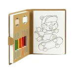 Eco-Friendly Drawing Pad Set, Colored Pencils Sharpener Eraser