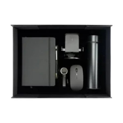 Premium Promotional Gift Sets in Black Magnetic Closure Gift Box
