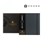 Cross Calais™ Ballpoint Pen & A5 Hardcover Notebook Gift Set - Navy Blue